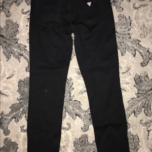 Guess black skinny jeans
